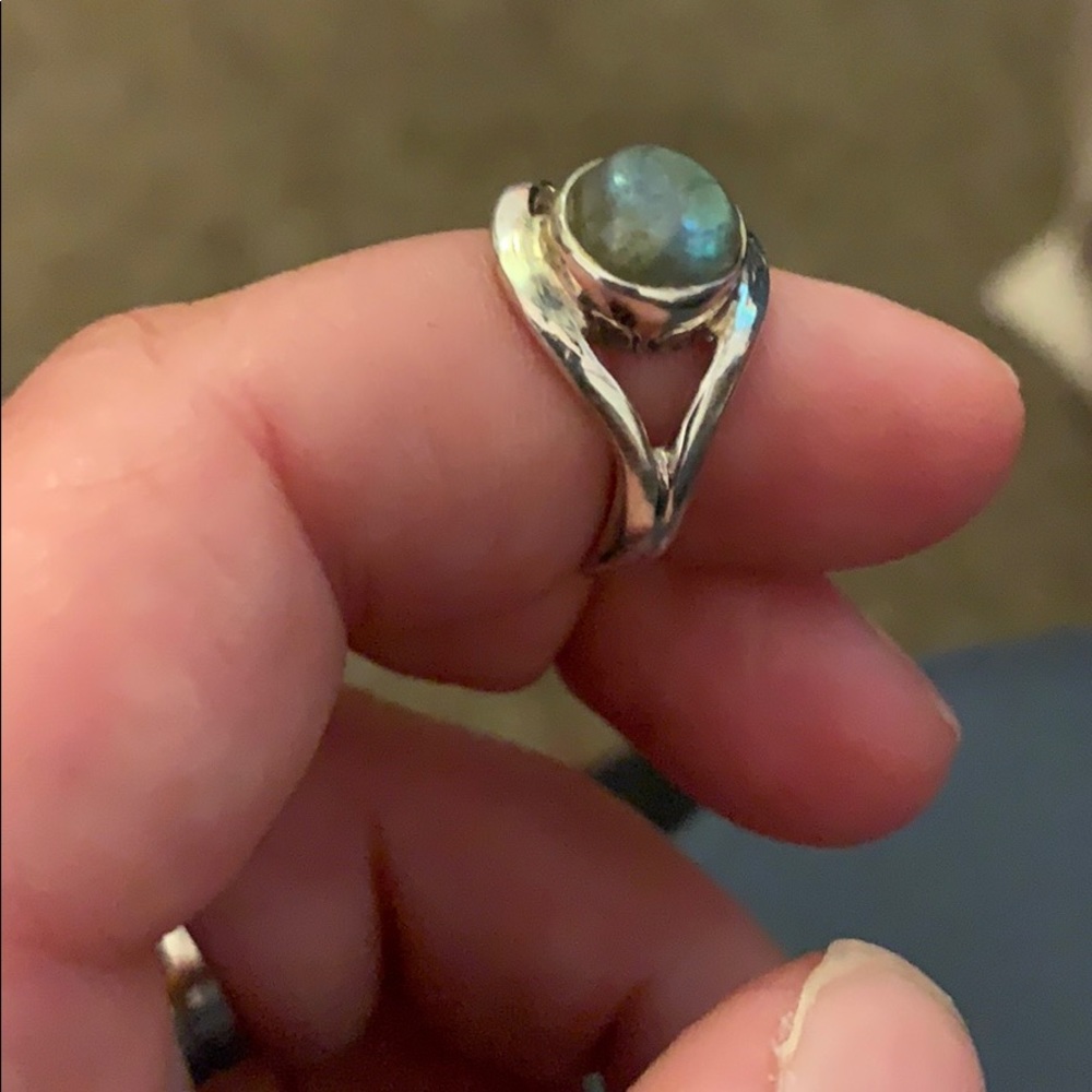 Labradorite Silver Ring